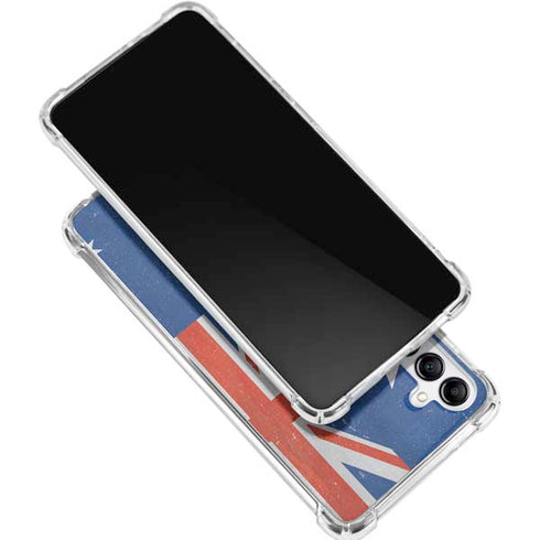 Australia Flag Distressed Galaxy A15 5G Clear Case